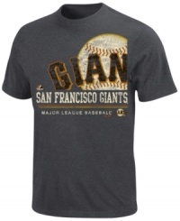 Loud and proud. Get the crowd going and cheer on your San Francisco Giants in this MLB graphic t-shirt from Majestic. Loud and proud. Get the crowd going and cheer on your San Francisco Giants in this MLB graphic t-shirt from Majestic.
