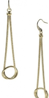 Michael Kors Gold Snake Loop Drop Earrings Michael Kors Gold Snake Loop Drop Earrings