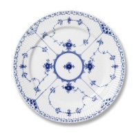 Royal Copenhagen Blue Fluted Half Lace Salad/Dessert Plate Royal Copenhagen Blue Fluted Half Lace Salad/Dessert Plate