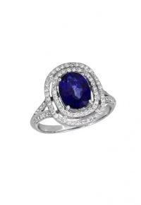 Effy Jewlery Royalty Sapphire and Diamond Ring, 2.27 TCW Ring size 7 Effy Jewlery Royalty Sapphire and Diamond Ring, 2.27 TCW Ring size 7