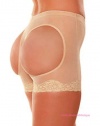 Rearview Miracle Shaper Girdle Butt Lift Panty, Medium, Nude By Bombshell B0utique