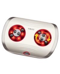 Treat your tired toes to a soothing Shiatsu massage from HoMedics. The deep kneading massage action features true thumb pressure, working aches out of your muscles with the help of gentle heat. Two-year warranty. Model FM-S. Treat your tired toes to a soothing Shiatsu massage from HoMedics. The deep kneading massage action features true thumb pressure, working aches out of your muscles with the help of gentle heat. Two-year warranty. Model FM-S.