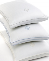 Sumptuous style now made for resting your head. The Lawton pillow from Lauren Ralph Lauren is filled with lush down alternative for supreme, extra firm comfort. A contrasting satin-bound edging and an embroidered signature crest both heighten this rich design. Sumptuous style now made for resting your head. The Lawton pillow from Lauren Ralph Lauren is filled with lush down alternative for supreme, extra firm comfort. A contrasting satin-bound edging and an embroidered signature crest both heighten this rich design.