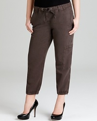 Eileen Fisher Plus Size Cropped Cargo Pants Eileen Fisher Plus Size Cropped Cargo Pants