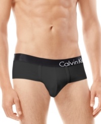 Be cool and confident beneath it all with these low-rise briefs from Calvin Klein. Be cool and confident beneath it all with these low-rise briefs from Calvin Klein.