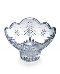 Stars and trees in clear glass make the Christmas Night bowl from Celebrations by Mikasa a holiday treasure you'll enjoy year after year. Fill with peppermints or potpourri for an extra festive touch. Stars and trees in clear glass make the Christmas Night bowl from Celebrations by Mikasa a holiday treasure you'll enjoy year after year. Fill with peppermints or potpourri for an extra festive touch.