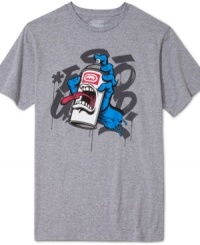 Because sometimes we don't all scream for ice cream this short sleeve t-shirt by Ecko Unltd with its screaming spray paint graphic inspires us make some noise. Because sometimes we don't all scream for ice cream this short sleeve t-shirt by Ecko Unltd with its screaming spray paint graphic inspires us make some noise.