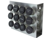 Prodyne M-912 Stainless Steel Spice Rack, 12-Bottle Prodyne M-912 Stainless Steel Spice Rack, 12-Bottle