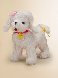 Frenchy, Fancy Nancy's little white dog, wants to take a walk to your house. This charming 6 plush pooch has black eyes, a cute red tongue, a satin collar, a nametag and decorative bows.6 plush puppyRecommended for ages 3 and upWipe with damp clothImported Frenchy, Fancy Nancy's little white dog, wants to take a walk to your house. This charming 6 plush pooch has black eyes, a cute red tongue, a satin collar, a nametag and decorative bows.6 plush puppyRecommended for ages 3 and upWipe with damp clothImported