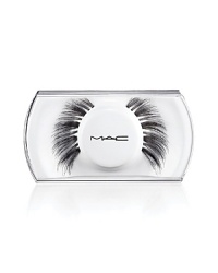 Natural-style length, wispy. Black. M.A.C Lashes are handmade to exact specifications. Each pattern and design is perfectly shaped and arranged to give a striking effect, whether the look is natural or dramatic. Available in a variety of shapes and densities. If properly cared for, lashes can be reshaped or adorned if desired. Natural-style length, wispy. Black. M.A.C Lashes are handmade to exact specifications. Each pattern and design is perfectly shaped and arranged to give a striking effect, whether the look is natural or dramatic. Available in a variety of shapes and densities. If properly cared for, lashes can be reshaped or adorned if desired.