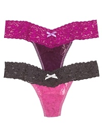 A colorful addition to your intimates wardrobe, Hanky Panky's thong blends comfort with sexy style and on-trend colorblocking. Style #361004. A colorful addition to your intimates wardrobe, Hanky Panky's thong blends comfort with sexy style and on-trend colorblocking. Style #361004.