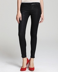 James Jeans' Twiggy jeans get dressed up with a trend-right coating that maximizes style. Wear them day or night for an ultra-modern look. James Jeans' Twiggy jeans get dressed up with a trend-right coating that maximizes style. Wear them day or night for an ultra-modern look.