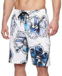 Get carried away. These swim trunks from ZeroXposur have plenty of pockets so you can comfortably transport all your sun and sand essentials. Get carried away. These swim trunks from ZeroXposur have plenty of pockets so you can comfortably transport all your sun and sand essentials.