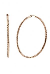 Effy Jewlery 14K Rose Gold Diamond Hoop Earrings, 1.91 TCW