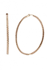 Effy Jewlery 14K Rose Gold Diamond Hoop Earrings, 1.91 TCW Effy Jewlery 14K Rose Gold Diamond Hoop Earrings, 1.91 TCW