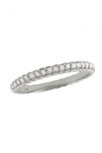 Effy Jewlery 14K White Gold Diamond Ring, .20 TCW Ring size 7