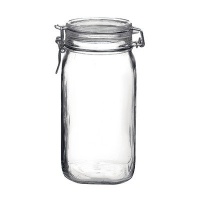 Bormioli Rocco Fido Round Clear Jar, 54-3/4-Ounce Bormioli Rocco Fido Round Clear Jar, 54-3/4-Ounce