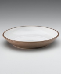 A lovely cocoa palette highlighted by warm amber tones lends this Denby dinnerware and dishes collection a more elegant earthiness. Coordinate solid Truffle and striped Truffle Layers pieces for flattering tabletop contrast. A lovely cocoa palette highlighted by warm amber tones lends this Denby dinnerware and dishes collection a more elegant earthiness. Coordinate solid Truffle and striped Truffle Layers pieces for flattering tabletop contrast.