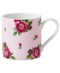 An English classic blooms anew. Pink and gold blossoms flower on this casual bone china mug to complement Old Country Roses dinnerware by Royal Albert. An English classic blooms anew. Pink and gold blossoms flower on this casual bone china mug to complement Old Country Roses dinnerware by Royal Albert.