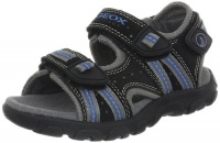 Geox Cstrada9 Sandal (Toddler/Little Kid/Big Kid),Black/Sky,36 EU/4 M US Big Kid Geox Cstrada9 Sandal (Toddler/Little Kid/Big Kid),Black/Sky,36 EU/4 M US Big Kid