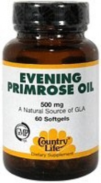 Country Life Evening Primrose Oil, 500 mg, 60-Count