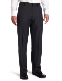 Haggar Mens Flex Gabardine Heather Plain Front Pant