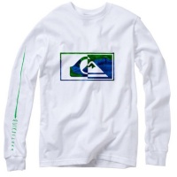 Quiksilver - Quiksilver Kids Long Sleeve Tee Shirt - Speak Easy - White - Kid's Large (14-16) Quiksilver - Quiksilver Kids Long Sleeve Tee Shirt - Speak Easy - White - Kid's Large (14-16)
