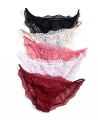 A decadent lace bikini makes every day a little lovelier. By DKNY. Style #532111 A decadent lace bikini makes every day a little lovelier. By DKNY. Style #532111