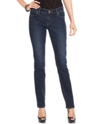 The Mercer jean from DKNY Jeans features a trendy silhouette and studded back pockets for a dash of flash. Perfect for a night on the town, they look great with pumps and a slim-fitting tee! The Mercer jean from DKNY Jeans features a trendy silhouette and studded back pockets for a dash of flash. Perfect for a night on the town, they look great with pumps and a slim-fitting tee!