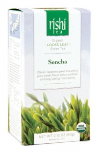 Rishi Tea, Organic Green Tea Sencha, 2.11-Ounce Tin Rishi Tea, Organic Green Tea Sencha, 2.11-Ounce Tin