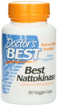 Doctor's Best Best Nattokinase (2, 000 Fu), Vegetable Capsules, 90-Count