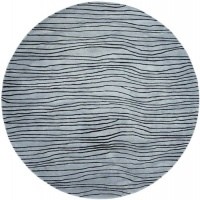 Area Rug 8x8 Round Solid/Striped Blue Color - Surya Artist Studio Rug from RugPal Area Rug 8x8 Round Solid/Striped Blue Color - Surya Artist Studio Rug from RugPal