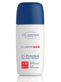 UV Plus SPF 40 for Men protects skin from the sun and pollution when playing sports, when in the city, or during the weekend. Its incredibly fine oil-free texture leaves no traces on the skin while the micronized, microdispersed 100% mineral screen ensures perfect protection and guarantees optimal tolerance. 