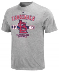 Give your favorite baseball team props. Slide into comfort and sporty style so you can cheer long and loud in this St. Louis Cardinals MLB t-shirt from Majestic. Give your favorite baseball team props. Slide into comfort and sporty style so you can cheer long and loud in this St. Louis Cardinals MLB t-shirt from Majestic.