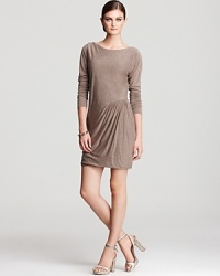 This Rebecca Taylor dress merges the styling the designer is known and loved for-think romantic draping on a work-appropriate silhouette. Boost your board-meeting-style in this modern must-have. This Rebecca Taylor dress merges the styling the designer is known and loved for-think romantic draping on a work-appropriate silhouette. Boost your board-meeting-style in this modern must-have.