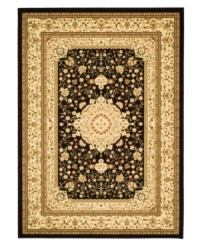 Capturing the intricacies of ancient Persian designs, the Lyndhurst area rug presents an updated version in full, gorgeous color. Made with the finest fibers in a supremely soft low pile for the modern home. Capturing the intricacies of ancient Persian designs, the Lyndhurst area rug presents an updated version in full, gorgeous color. Made with the finest fibers in a supremely soft low pile for the modern home.