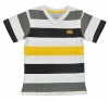 Ecko Unltd Boys Stripe Printed T-Shirt (5, Champion Yellow)