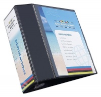 Avery Heavy-Duty Reference View Binder with 5 Inch EZD Rings, Black (79606) Avery Heavy-Duty Reference View Binder with 5 Inch EZD Rings, Black (79606)