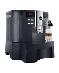 Great taste in every cup. This energy saver provides a precision grind for an incredible blend of large and small grains that puts the freshest, boldest flavor straight into your cup. One-touch cappuccino and macchiato buttons add incredible variety to the best coffee house on the block... yours! 1-year warranty. Great taste in every cup. This energy saver provides a precision grind for an incredible blend of large and small grains that puts the freshest, boldest flavor straight into your cup. One-touch cappuccino and macchiato buttons add incredible variety to the best coffee house on the block... yours! 1-year warranty.