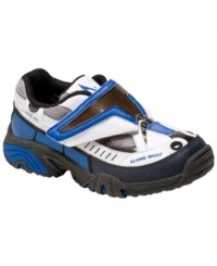 The Force is with him. With lights that power up every time he steps, these Star Wars sneakers from Stride Rite will give your little Jedi out-of-this-world style. The Force is with him. With lights that power up every time he steps, these Star Wars sneakers from Stride Rite will give your little Jedi out-of-this-world style.