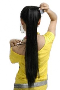 Pony Tail Wig long black for women lacefront wig hair wigsynthetic wig for party(wig tail, not full wig) Pony Tail Wig long black for women lacefront wig hair wigsynthetic wig for party(wig tail, not full wig)