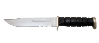 BudK Exclusive Vietnam War Serrated Tanto Bowie Knife and Molded Sheath BudK Exclusive Vietnam War Serrated Tanto Bowie Knife and Molded Sheath