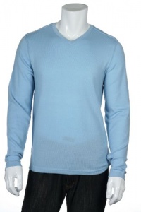 INC International Concepts Gray Merino Wool LS V-Neck Sweater INC International Concepts Gray Merino Wool LS V-Neck Sweater