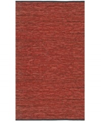 Present your home with gorgeous color, impeccable texture and striking design with the Matador area rug. Crafted in India, it features durable leather strips that are hand-woven in a cotton foundation to create a combination of supreme durability and aesthetically pleasing design. Present your home with gorgeous color, impeccable texture and striking design with the Matador area rug. Crafted in India, it features durable leather strips that are hand-woven in a cotton foundation to create a combination of supreme durability and aesthetically pleasing design.
