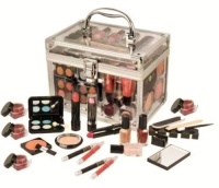 Shany Carry All Trunk Professional Makeup Kit - Eyeshadow,Pedicure,manicure - Gift Set