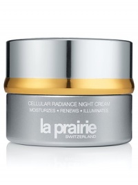 As the skin ages, hormonal fluctuations may cause undesirable changes in the skin such as intense dryness, lines and wrinkles, and loss of the skin's natural glow. Cellular Radiance Cream is designed to restore to the skin what time has taken away. It works at night while the body is at rest to help regenerate the natural functions of the skin such as repair and hydration replenishment, while providing a build-up of protection to face the next day.