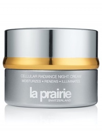 As the skin ages, hormonal fluctuations may cause undesirable changes in the skin such as intense dryness, lines and wrinkles, and loss of the skin's natural glow. Cellular Radiance Cream is designed to restore to the skin what time has taken away. It works at night while the body is at rest to help regenerate the natural functions of the skin such as repair and hydration replenishment, while providing a build-up of protection to face the next day. As the skin ages, hormonal fluctuations may cause undesirable changes in the skin such as intense dryness, lines and wrinkles, and loss of the skin's natural glow. Cellular Radiance Cream is designed to restore to the skin what time has taken away. It works at night while the body is at rest to help regenerate the natural functions of the skin such as repair and hydration replenishment, while providing a build-up of protection to face the next day.