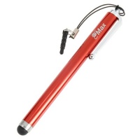 GTMax Red Universal Capacitive TouchScreen Stylus with 3.5mm Adapter Plug works with iPad, Hp TouchPad, iPhone 4 / 4S and all capacitive Touch screen Devices - Retail Packaging GTMax Red Universal Capacitive TouchScreen Stylus with 3.5mm Adapter Plug works with iPad, Hp TouchPad, iPhone 4 / 4S and all capacitive Touch screen Devices - Retail Packaging