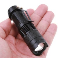 FordEx Group 300lm Mini Cree Led Flashlight Torch Adjustable Focus Zoom Light Lamp FordEx Group 300lm Mini Cree Led Flashlight Torch Adjustable Focus Zoom Light Lamp
