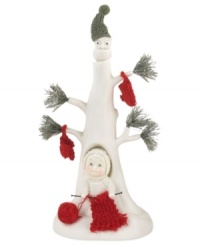 Knitting kind warmth for all, this Snowbabies figurine shows that sharing is caring. Crafted of porcelain bisque from Department 56. Knitting kind warmth for all, this Snowbabies figurine shows that sharing is caring. Crafted of porcelain bisque from Department 56.